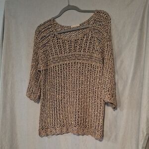 Women's Tan Knit Sweater